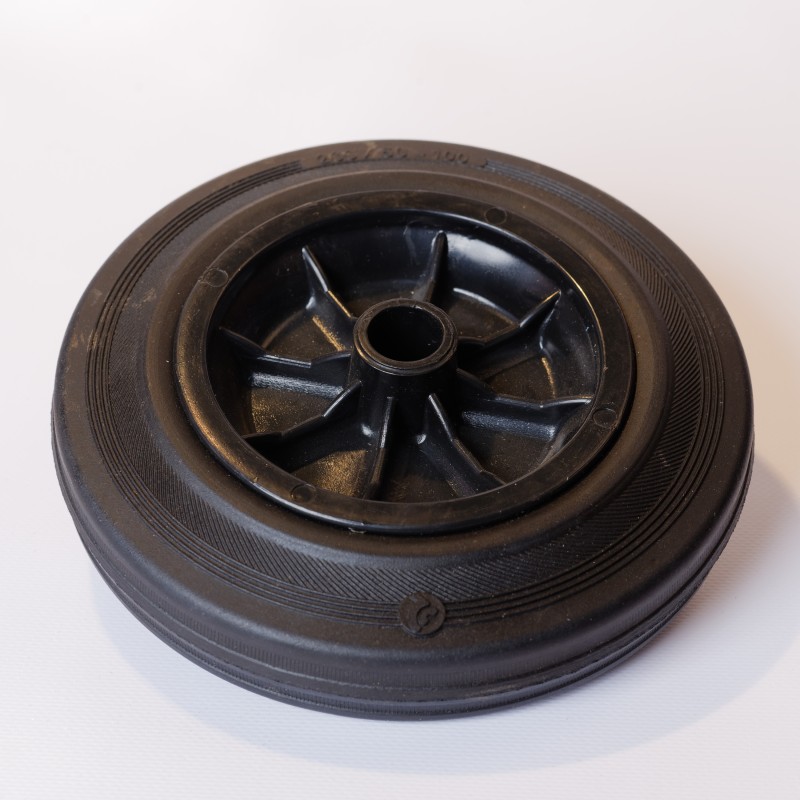 Roda d'. 200 preto de borracha para 450 S +