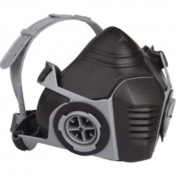 Masque anti-poussières et gaz acides avec 2 cartouches