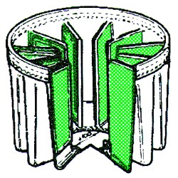 Schéma du filtre à poches