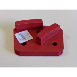 Platine diamantée pour machines Contec avec 2 segments 40x10x12